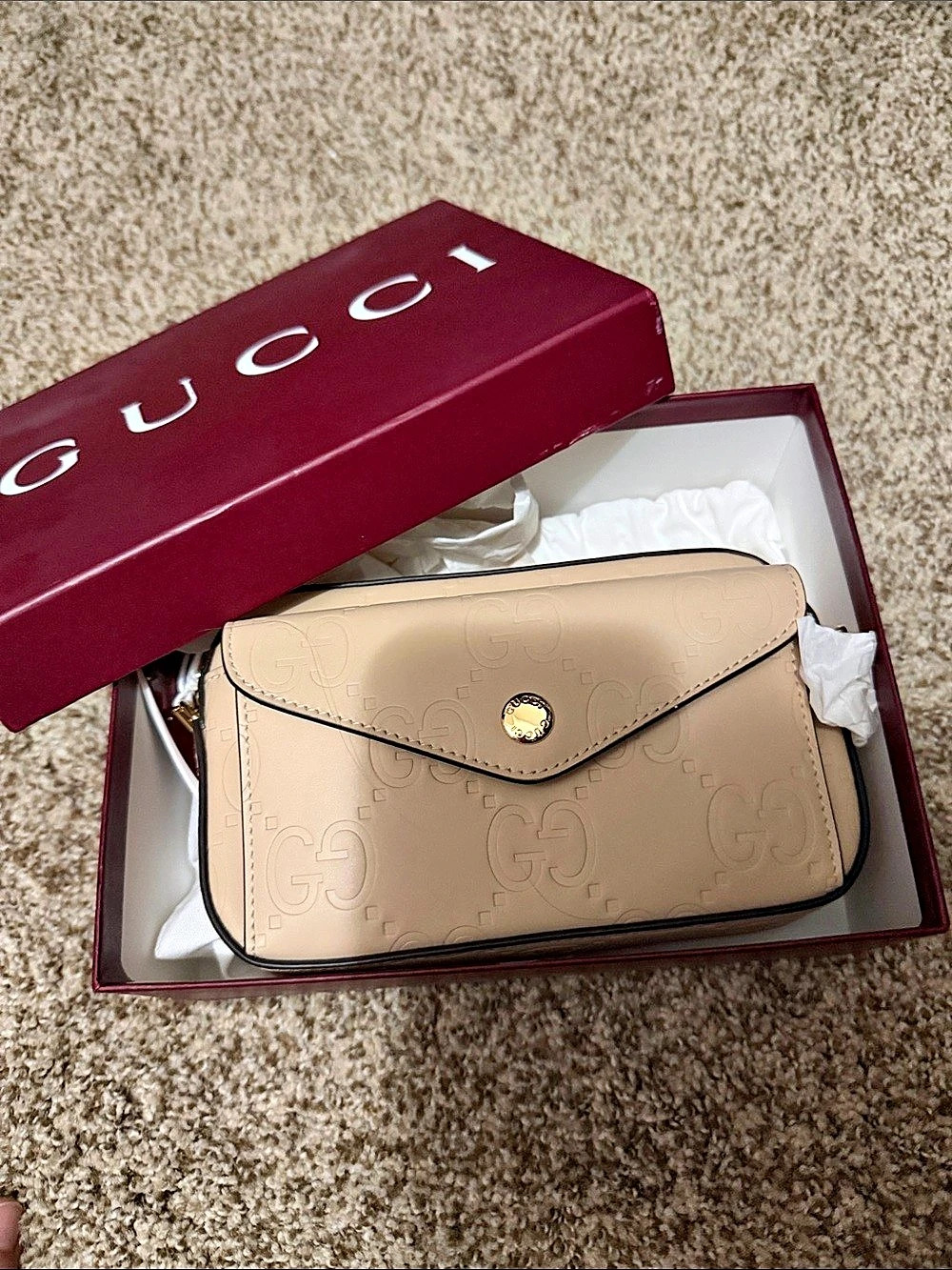 Gucci Beige Crossbody Bag NWT
